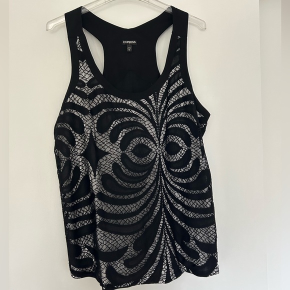 Express Tops - Express detailed racer back tank